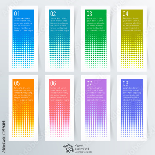 Infographics Web Banner & Label Design