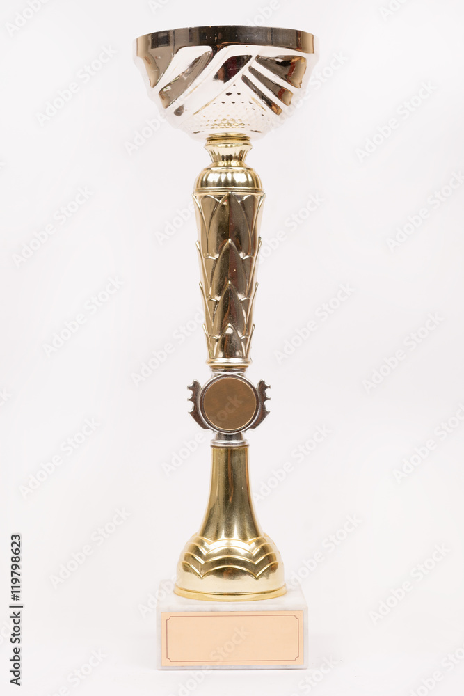 Winning cup over white background Winning cup over white background
