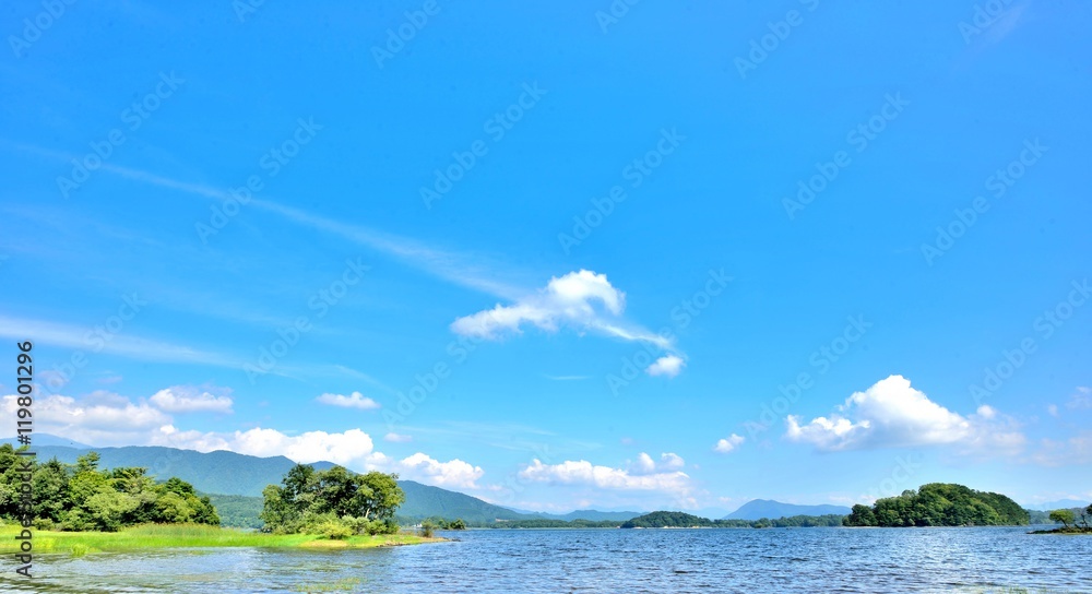 青空と風の湖