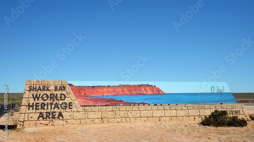 Shark Bay sign post photo