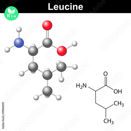 Leucine essential amino acid formula