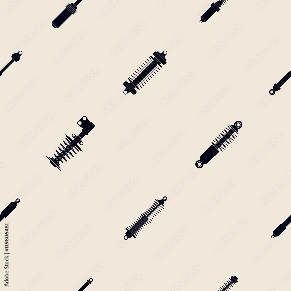 Seamless pattern with shock absorber for your design