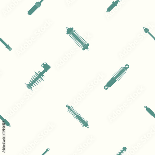 Seamless pattern with shock absorber for your design