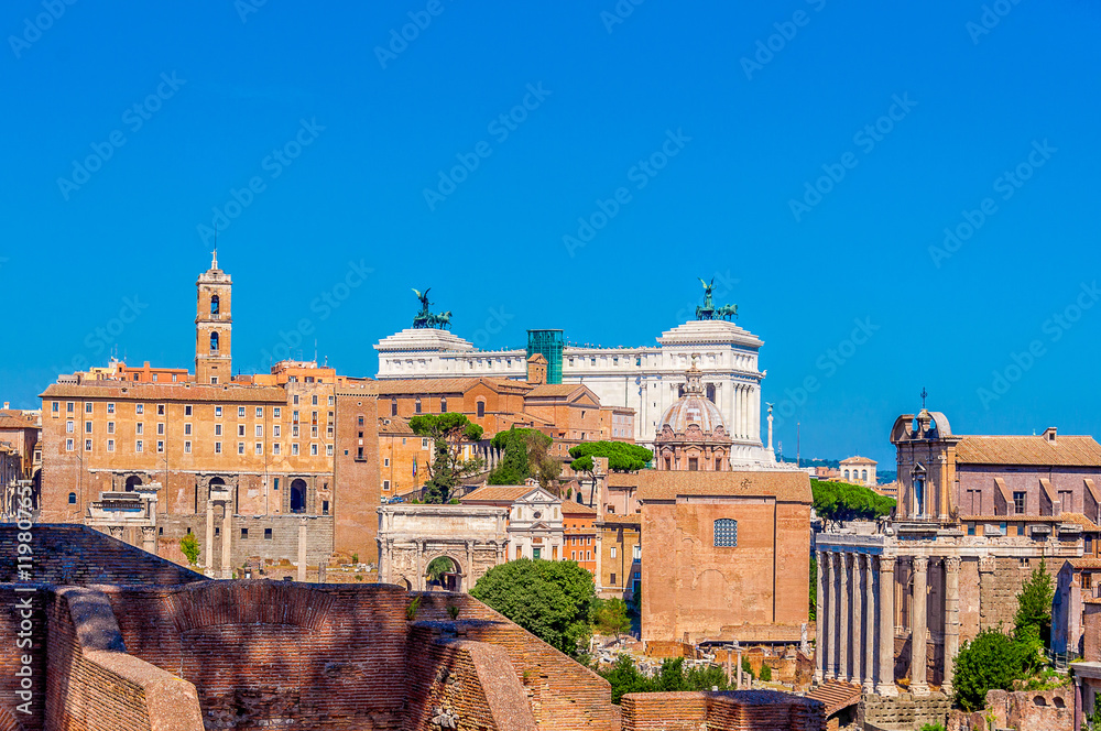  Ewige Stadt Rom, Italien, Panorama 
