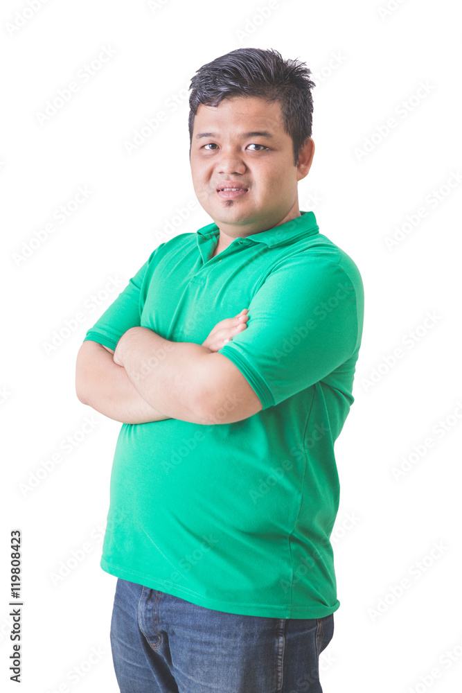 asian male smiling to camera with armcrossed asian male smiling to camera with armcrossed