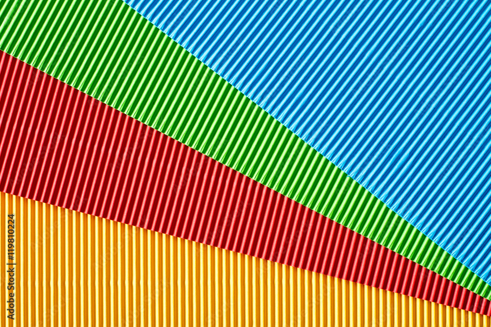 Vibrant corrugated paper Vibrant corrugated paper