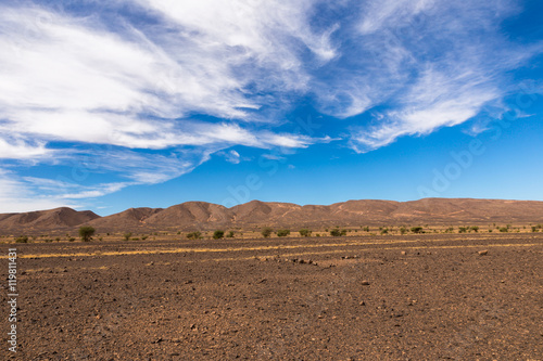 Sahara desert landscape