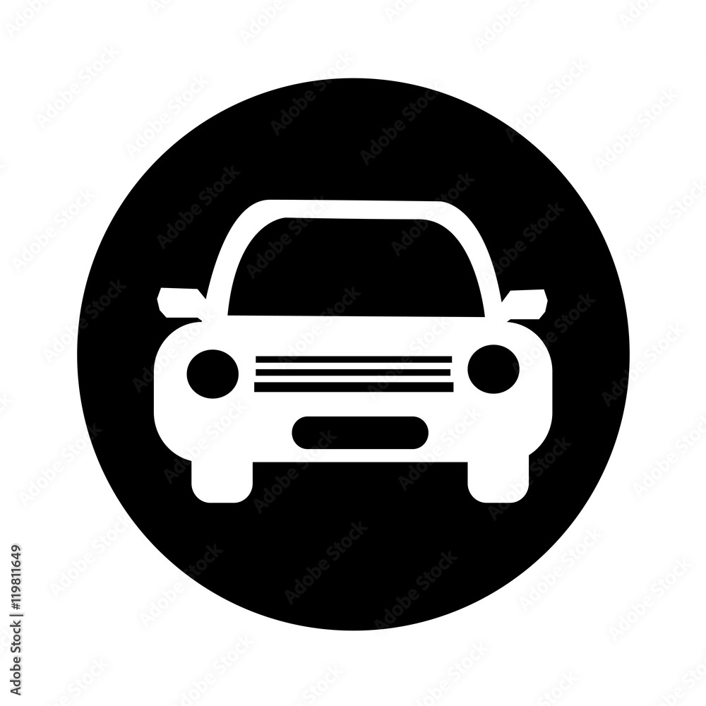 Car icon illustration design