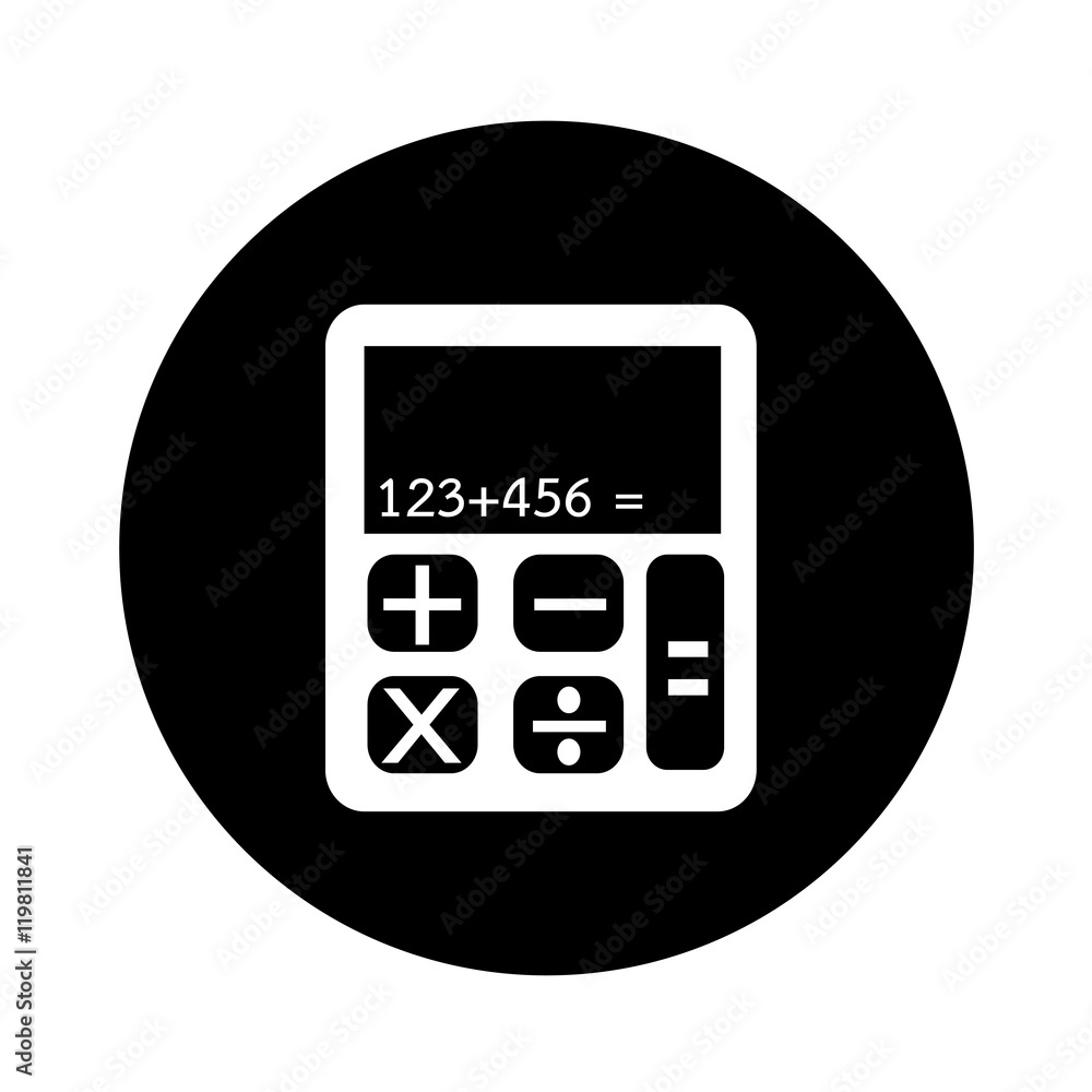 calculator icon illustration design calculator icon illustration design