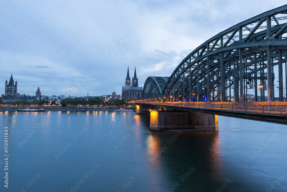 Blue Hour at Cologne Cathedral