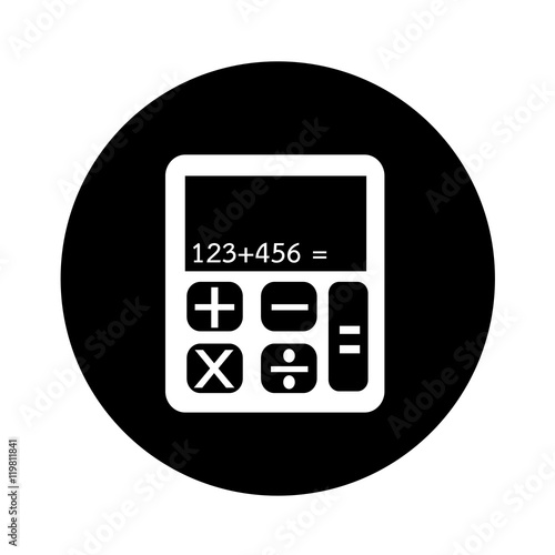 calculator icon illustration design
