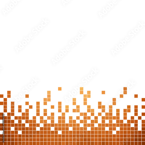 abstract vector square pixel mosaic background
