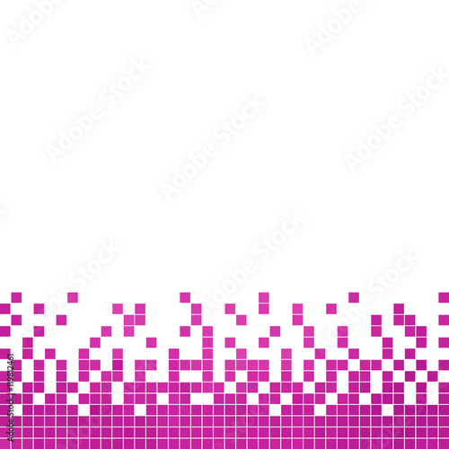 abstract vector square pixel mosaic background