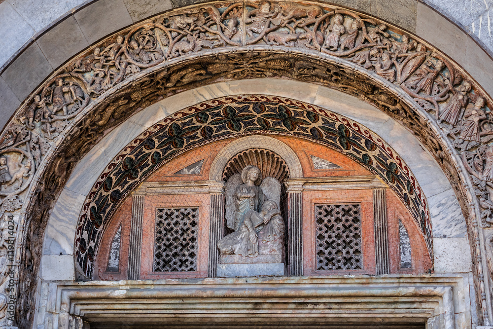 Basilica of Saint Mark (828, 1094). Piazza San Marco, Venice.