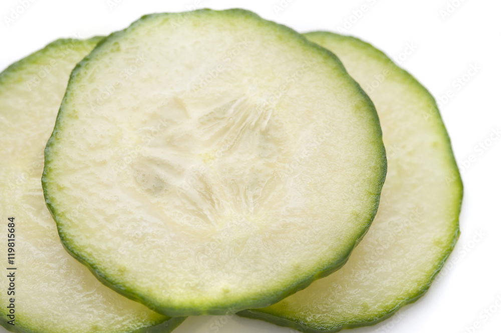 Sliced cucumber Sliced cucumber