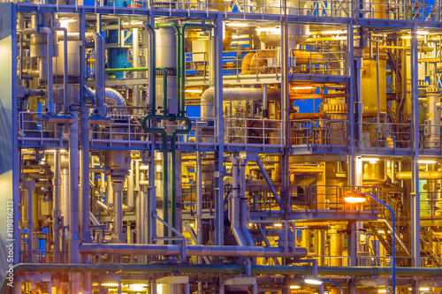 Detail of a Chemical plant Framework © creativenature.nl