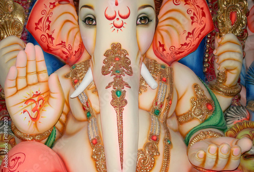 Fotografie Closeup of Ganesha,Hindu God