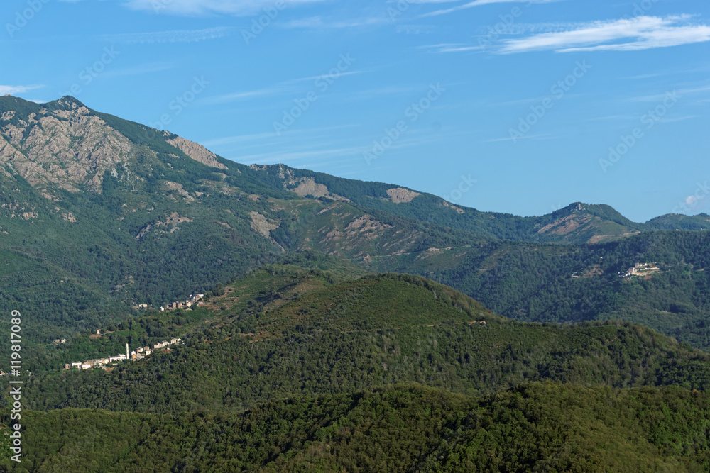 Village de Castagniccia en haute Corse