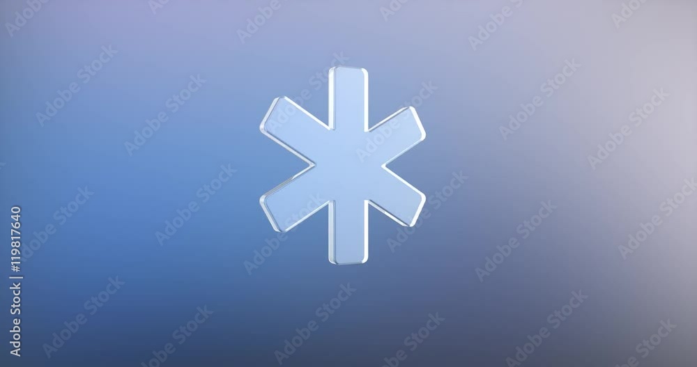 Animated Asterisk Glass 3d Icon Loop Modules for edit with alpha matte
Animated Asterisk Glass 3d Icon Loop Modules for edit with alpha matte