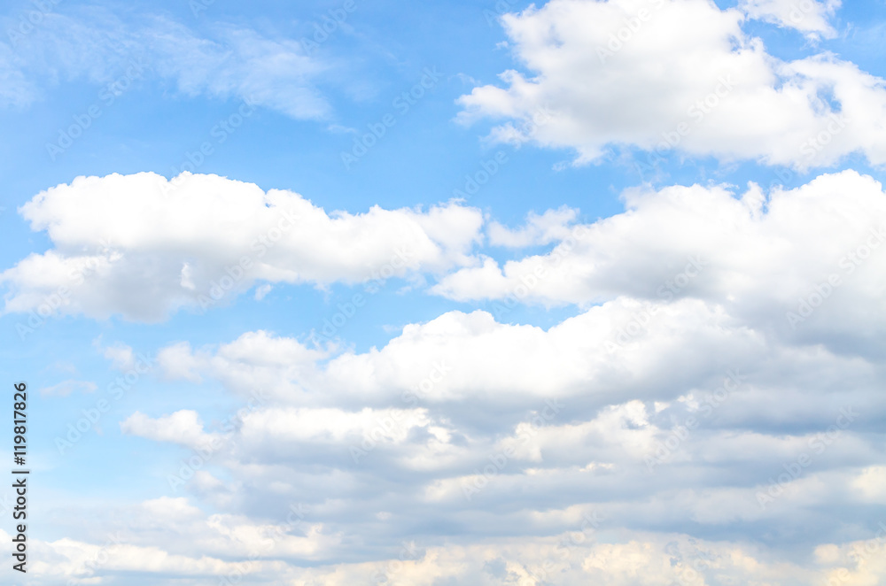 Obraz premium blue sky with cloud