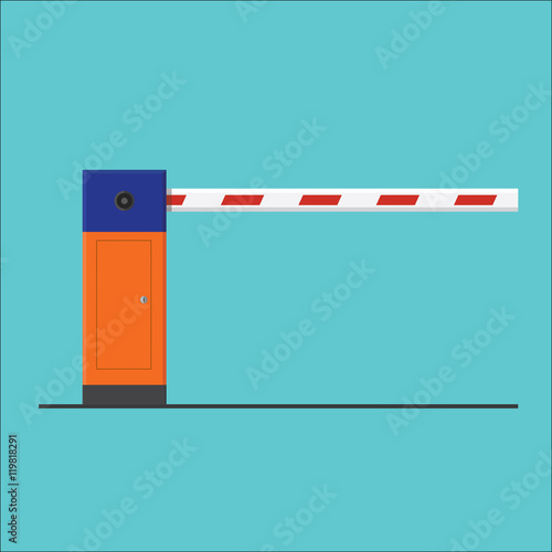 Barrier gate.