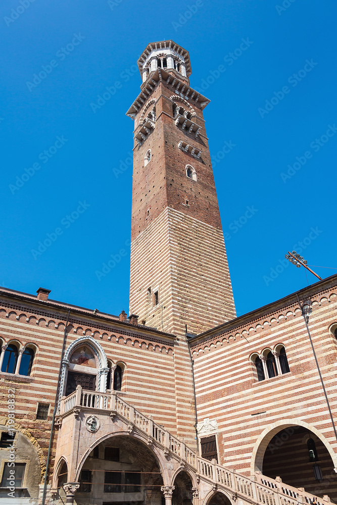 Torre dei Lamberti on piazza Erbe