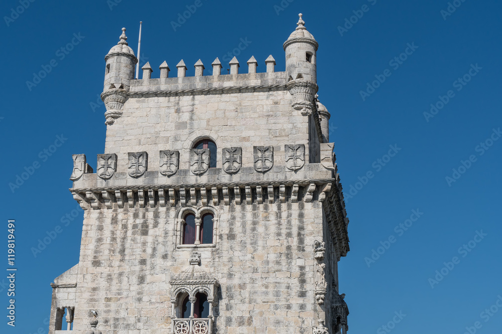 Belem Tower on the Tagus river