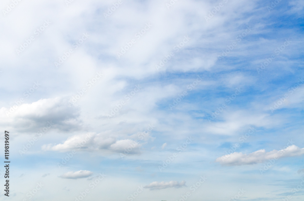 clouds in the blue sky clouds in the blue sky