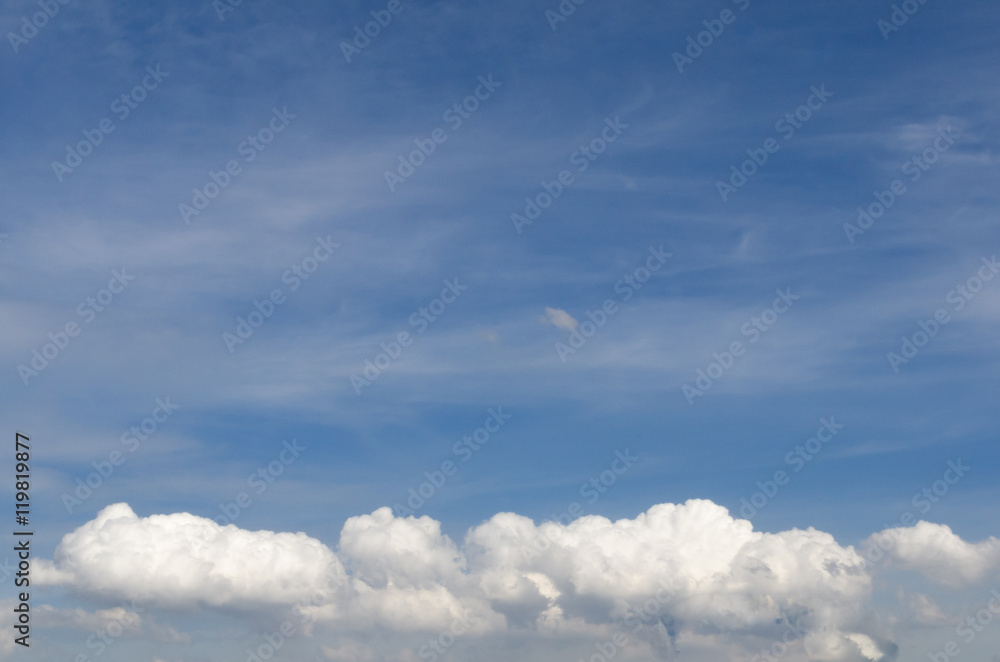 clouds in the blue sky clouds in the blue sky