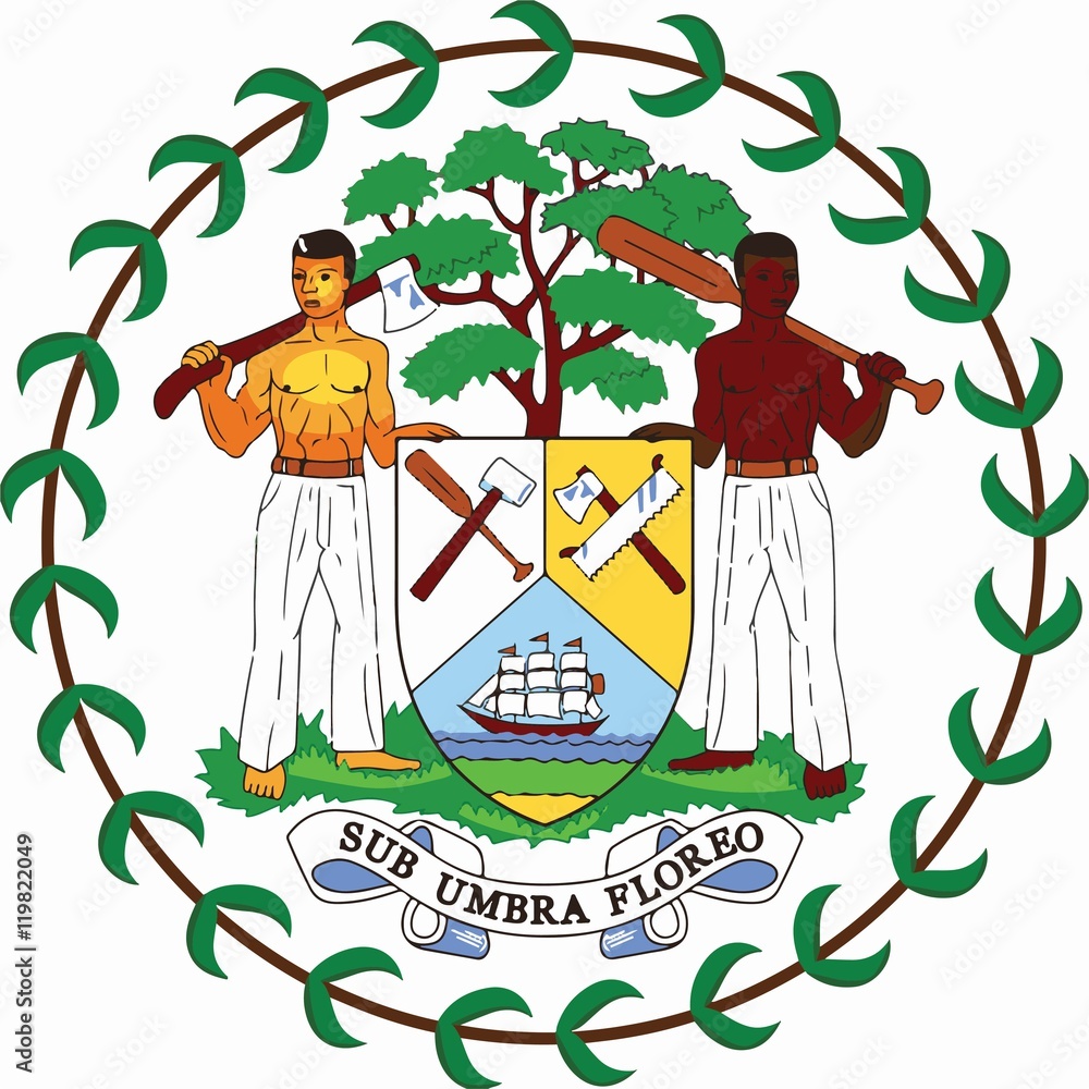 Belize Coat of arm 