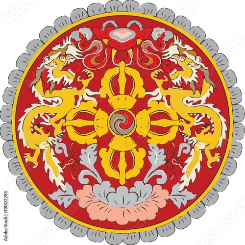 Bhutan Coat of arm 