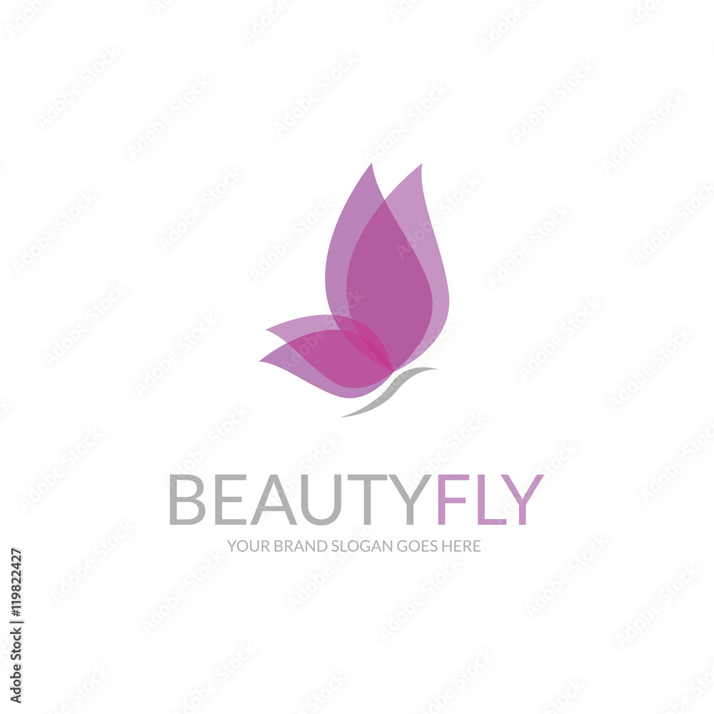 Obraz premium Butterfly logo. 