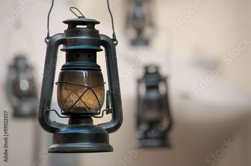 Hanging lanterns in the street restaurant © Svitlana Belinska