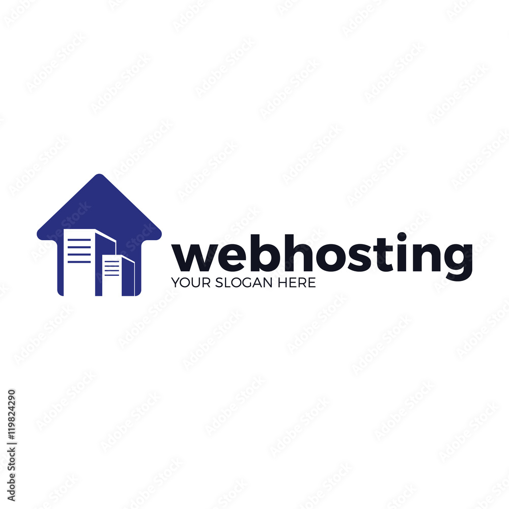 server hosting vector logo server hosting vector logo