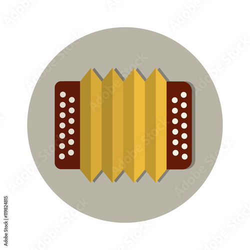 Accordion Traditional Beer Oktoberfest Festival Holiday Icon