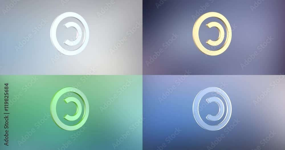 Animated Copyright 3d Icon Loop Modules for edit with alpha matte
Animated Copyright 3d Icon Loop Modules for edit with alpha matte