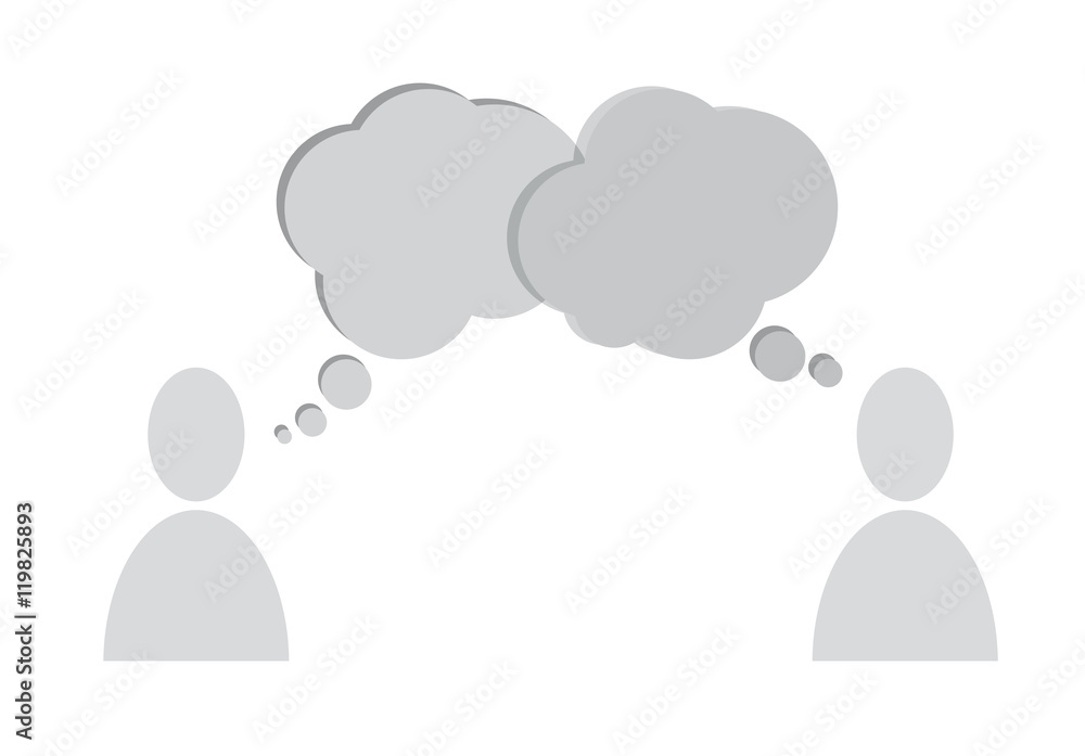 speech bubbles people