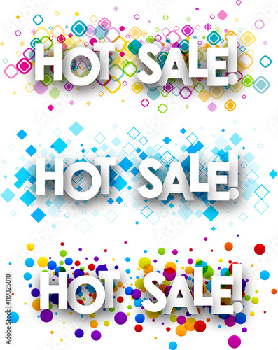 Hot sale colour banners.