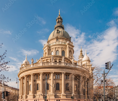 St. Stephen s Basilica is a Roman Catholic basilica in Budapest  Hungary. It is named in honour of Stephen  the first King of Hungary.