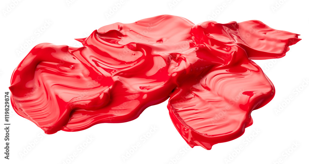 Fototapeta premium Red paint