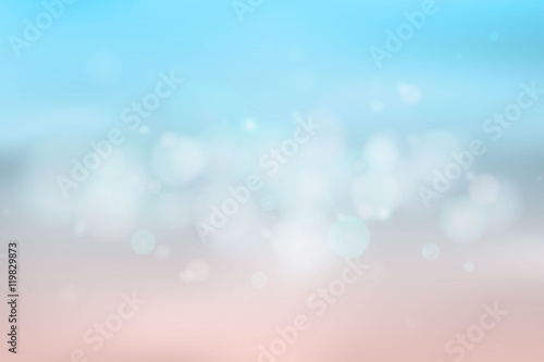 abstract background blue bokeh blur vector