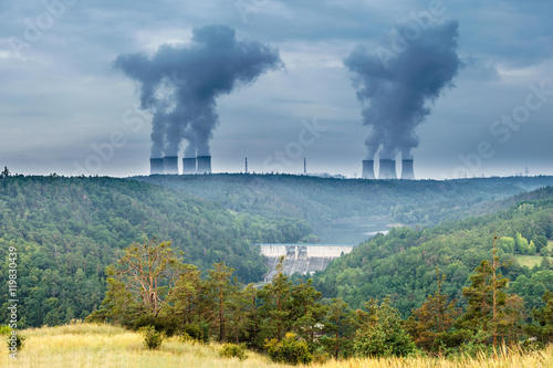 nuclear power plant Dukovany-Czech Republic photo