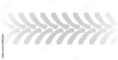 Halftone Tractor Tyre Marks