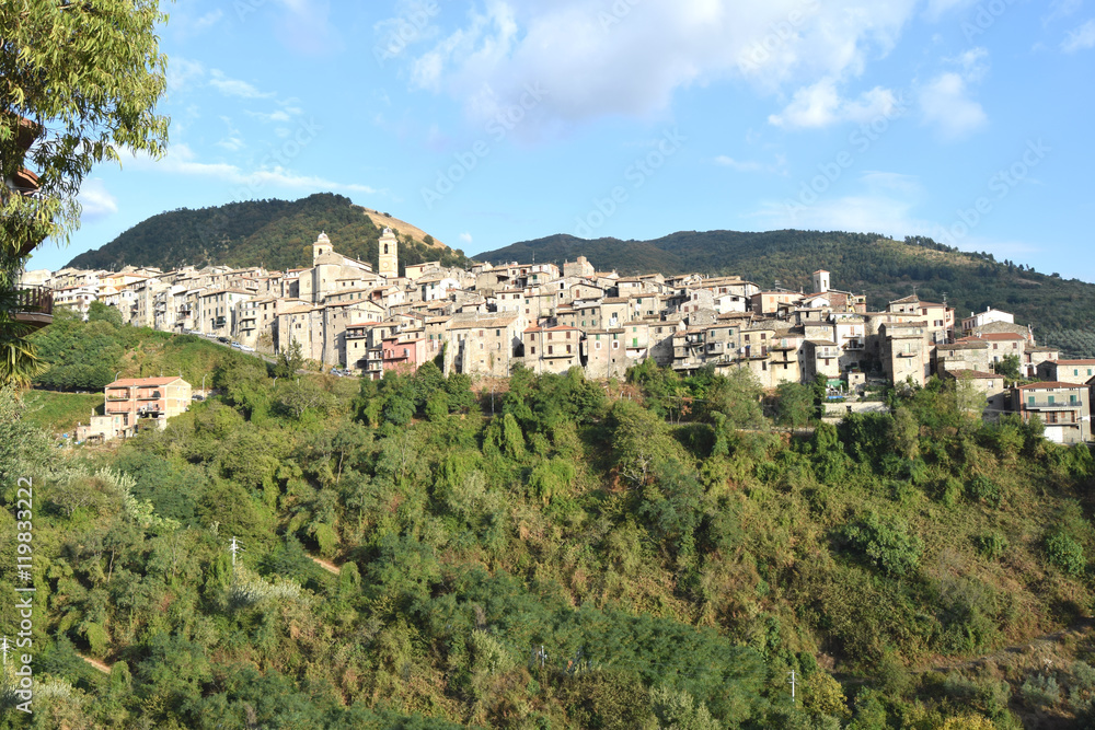 View of Piglio wine country - Lazio - Italy