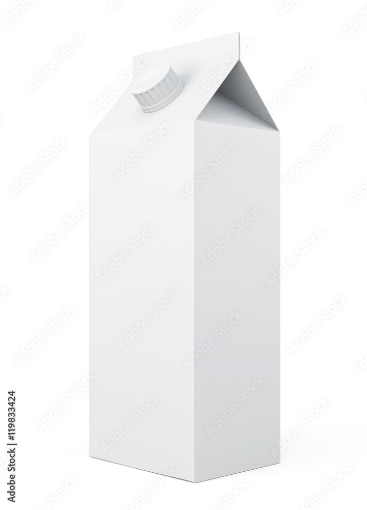 Juice Carton Package. 3d Juice Carton Package. 3d