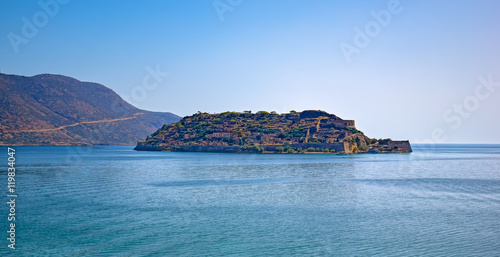 Island Spinalonga near Elounda in Crete