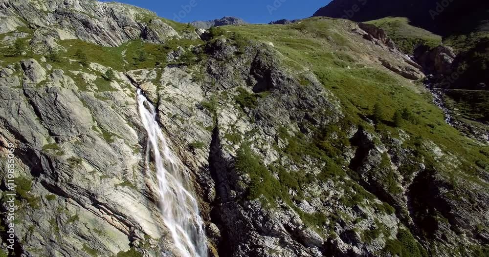4K Aerial, Flying Above Waterfalls At Rifugio Scarfiotti, Italy - Graded and stabilized version. Watch also for the native material, straight out of the camera. 4K Aerial, Flying Above Waterfalls At Rifugio Scarfiotti, Italy - Graded and stabilized version. Watch also for the native material, straight out of the camera.