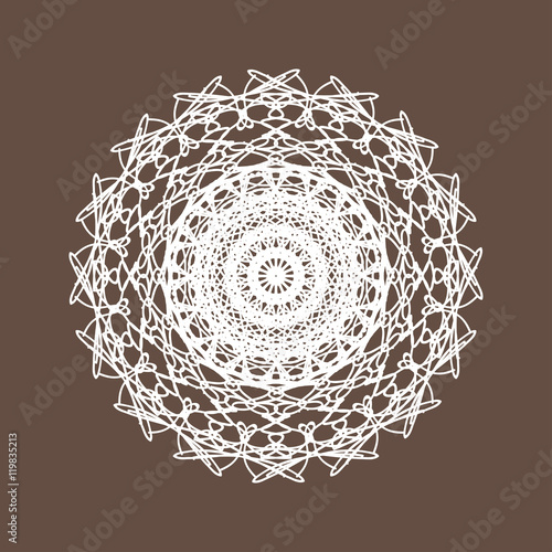 Round Lace Collection Vecto...
