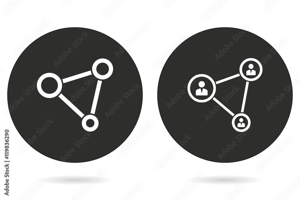Network vector icon. Network vector icon.