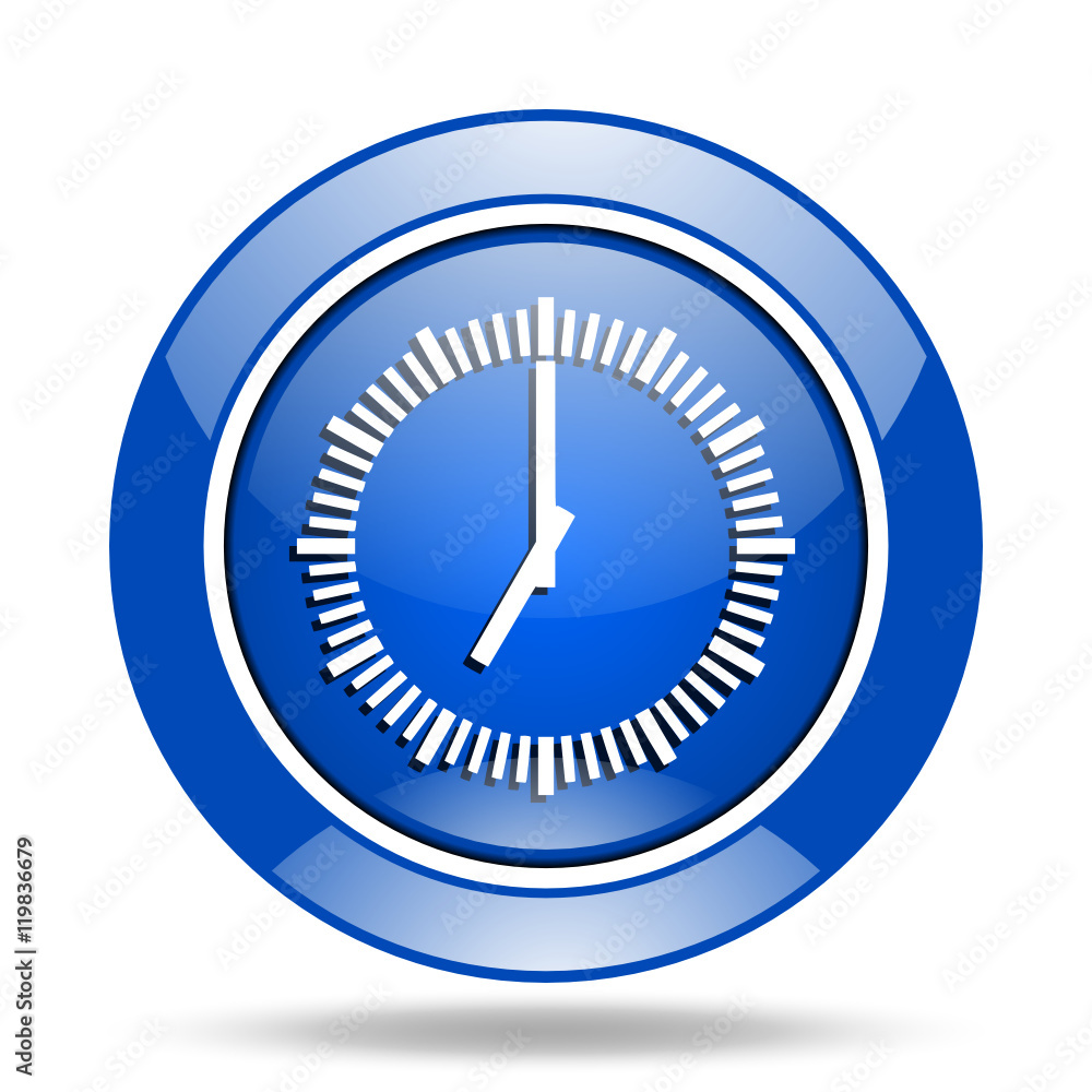Modern design blue glossy web vector icon Modern design blue glossy web vector icon